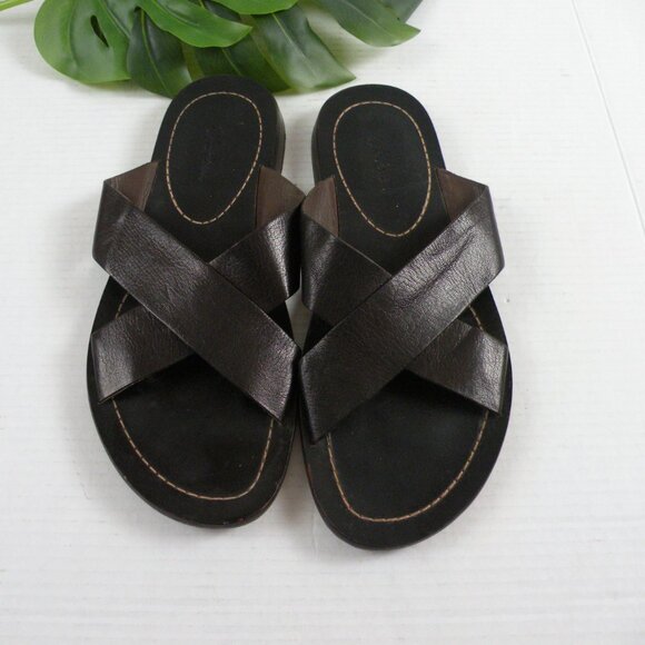Men’s Leather Cole Haan brown Sandals size 13 main image 4